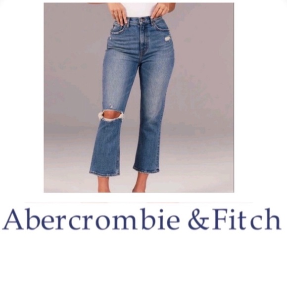 Abercrombie & Fitch Denim - Abercrombie & Fitch Ultra High Rise Kick Flare Curve Love Jeans